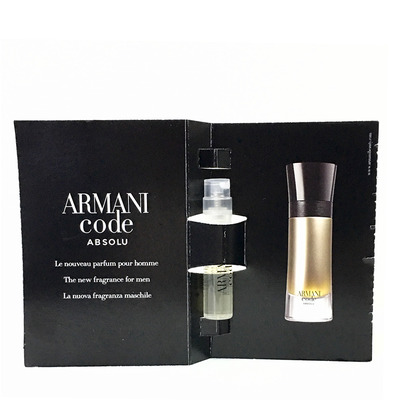 Парфюмированная вода Giorgio Armani Code Absolu Pour Homme для мужчин  - edp 1.2 ml vial