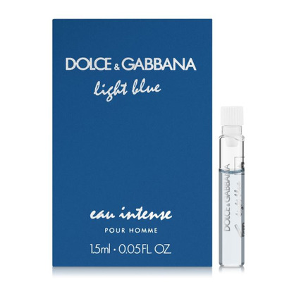 Парфюмированная вода DolceANDGabbana Light Blue Eau Intense Pour Homme для мужчин  - edp 1.5 ml vial