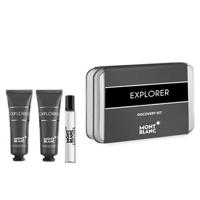 Набір Montblanc Explorer для чоловіків  - mini set (edp 7.5 ml + s/g 30 ml + af/sh 30 ml)