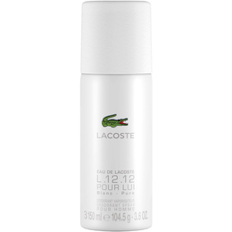 Дезодорант Lacoste Eau De L.12.12 Blanc для чоловіків (оригінал) - deo spray 150 ml