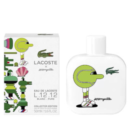 Туалетна вода Lacoste Eau De Lacoste L.12.12 Blanc Pure Collector Edition x Jeremyville для чоловіків (оригінал) - edt 50 ml