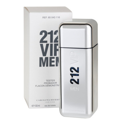 Туалетна вода Carolina Herrera 212 VIP Men для чоловіків (оригінал) - edt 100 ml tester
