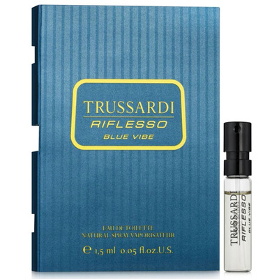 Туалетна вода Trussardi Riflesso Blue Vibe для чоловіків  - edt 1.5 ml vial