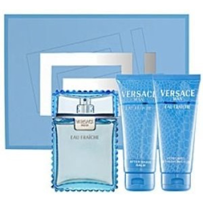 Набор Versace Man Eau Fraiche для мужчин  - mini set (edt 5 ml + sh/g 25 ml + a/sh 25 ml)